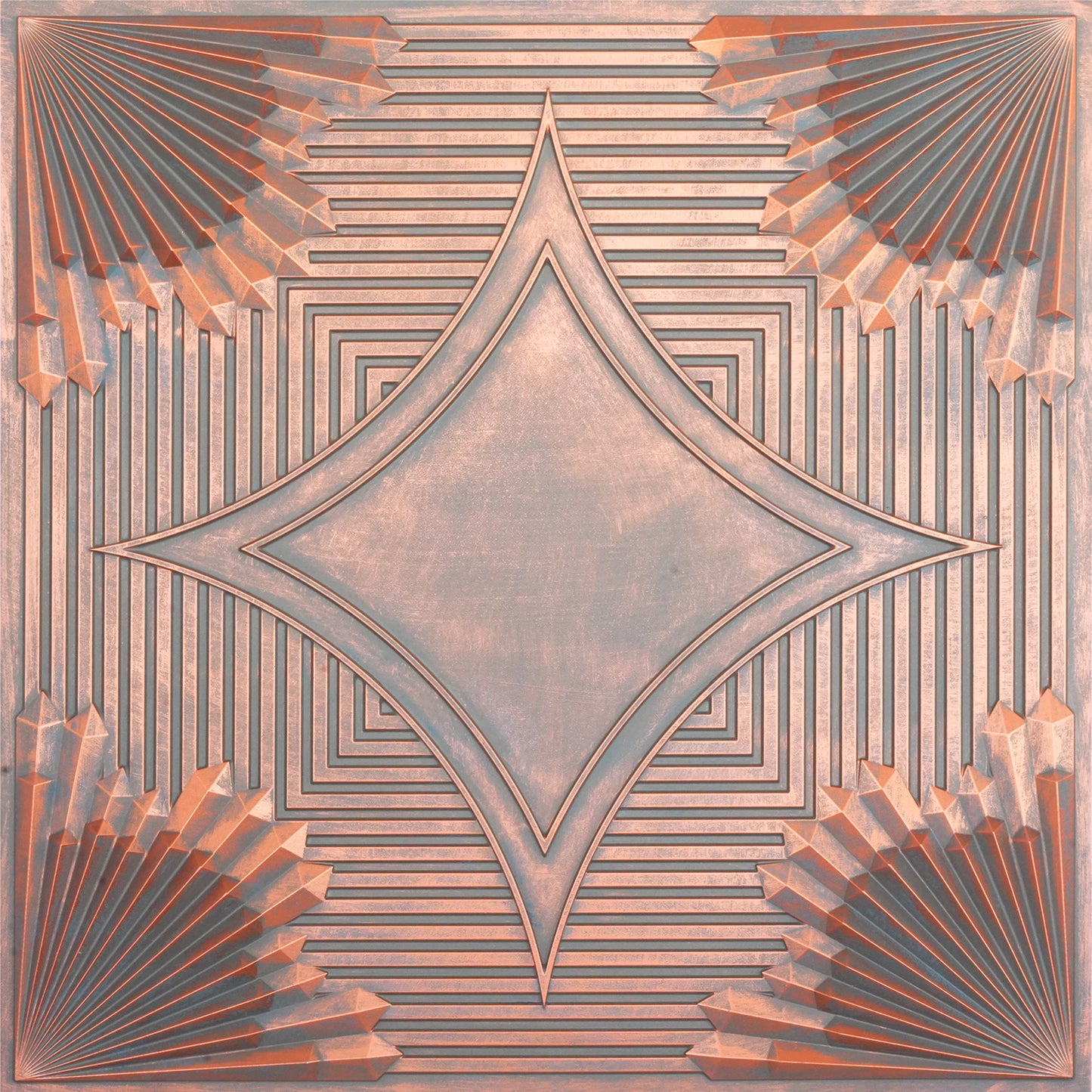 10tiles/lot Tin Ceiling Tiles for Fashion Salons, Barber Shops and Trendy Retail Spaces PL81