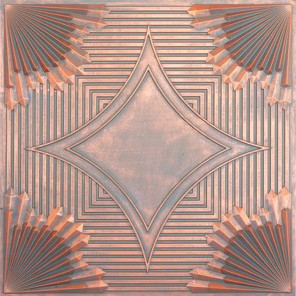 10tiles/lot Tin Ceiling Tiles for Fashion Salons, Barber Shops and Trendy Retail Spaces PL81