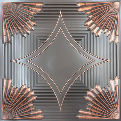 10tiles/lot Tin Ceiling Tiles for Fashion Salons, Barber Shops and Trendy Retail Spaces PL81