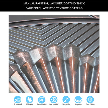 10tiles/lot Tin Ceiling Tiles for Fashion Salons, Barber Shops and Trendy Retail Spaces PL81