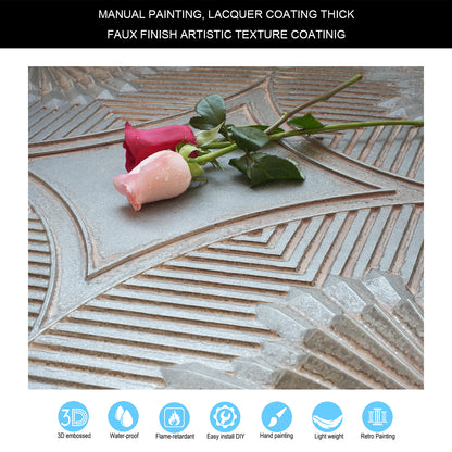 10tiles/lot Distressed Ceiling Tiles for Craft Studios, Retro Cafés and Industrial Design Rooms PL81