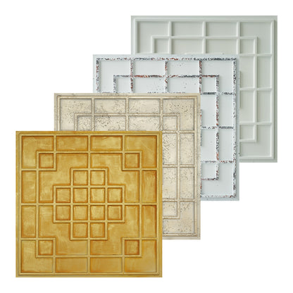 10tiles/lot Tin Ceiling Tiles for Fashion Salons, Barber Shops and Trendy Retail Spaces PL82