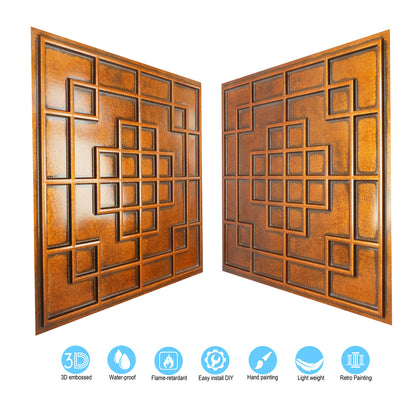 10tiles/lot Classic Victorian Ceiling Tiles for Boutique Hotels, Heritage Inns and Luxury Villas PL82