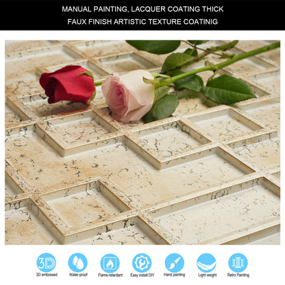 10tiles/lot Tin Ceiling Tiles for Fashion Salons, Barber Shops and Trendy Retail Spaces PL82