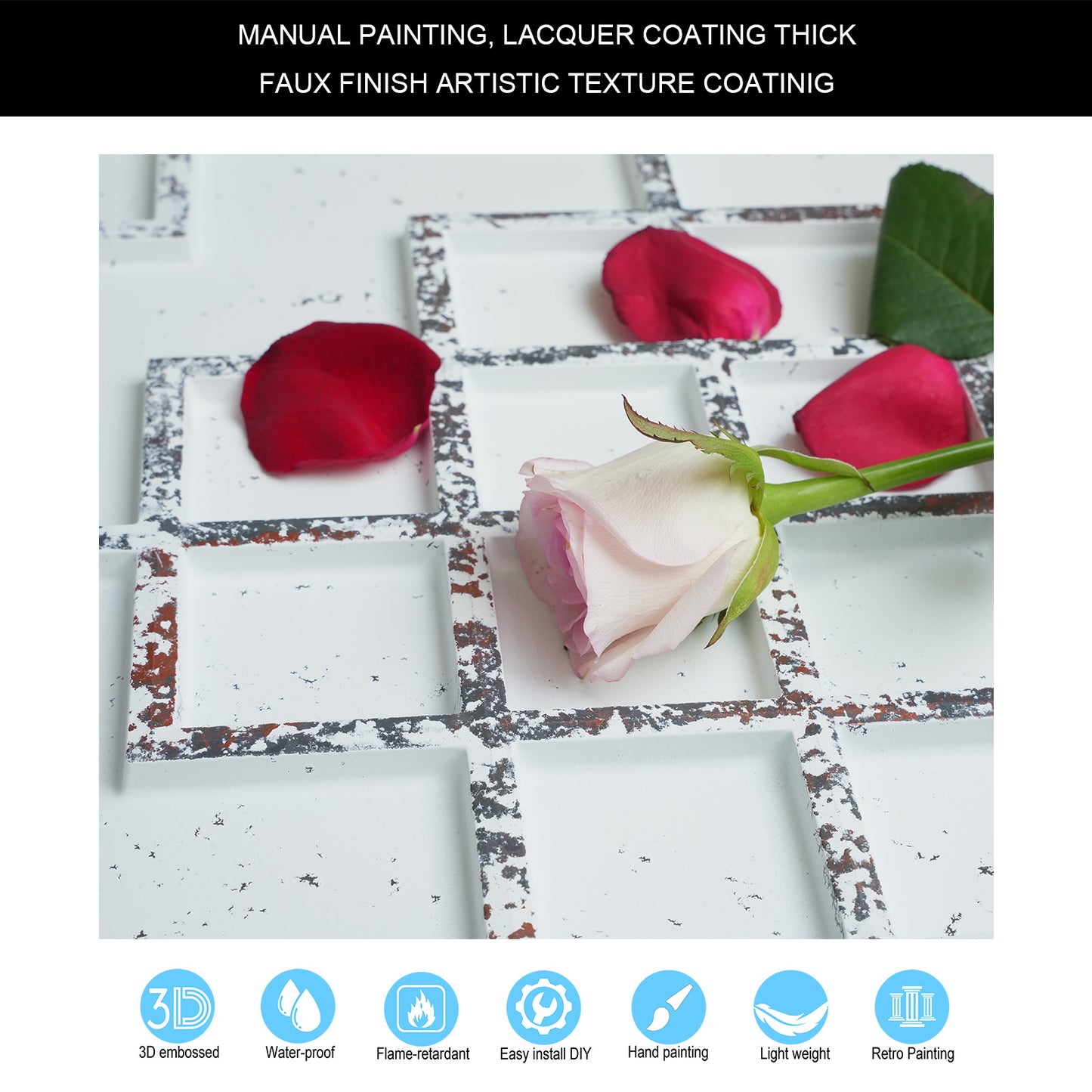 10tiles/lot Tin Ceiling Tiles for Fashion Salons, Barber Shops and Trendy Retail Spaces PL82