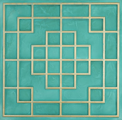 10tiles/lot Faux Tin Embossed Tiles for Luxury Apartments, Villas and Modern Home Interiors PL82