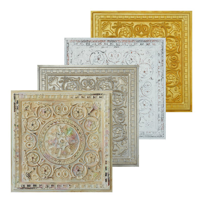 10tiles/lot Metallic Ceiling Tiles for Stylish Bars, Clubs, Restaurants and Social Spaces PL83