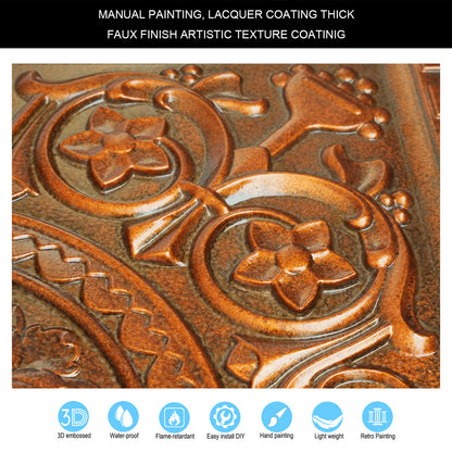 10tiles/lot Metallic Ceiling Tiles for Stylish Bars, Clubs, Restaurants and Social Spaces PL83