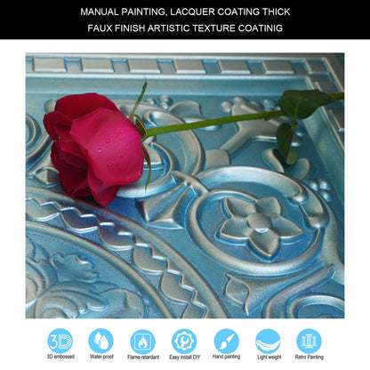 10tiles/lot Pressed Faux Tin Ceiling Tiles for Heritage Bars, Vintage Restaurants and Boutique Hotels PL83