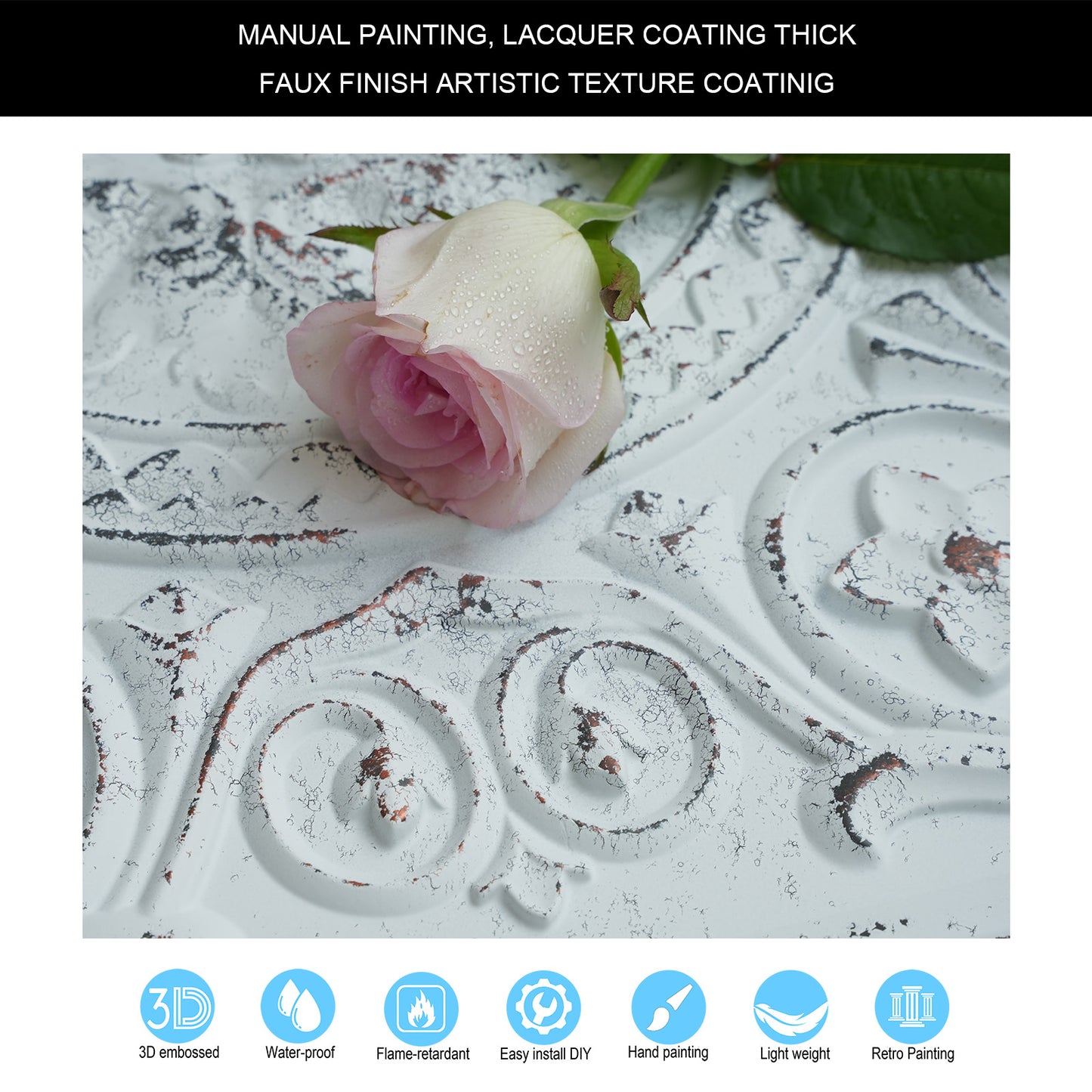 10tiles/lot Metallic Ceiling Tiles for Stylish Bars, Clubs, Restaurants and Social Spaces PL83