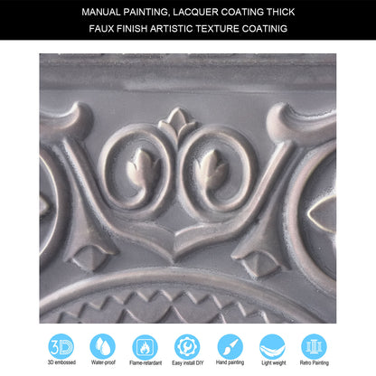 10tiles/lot Drop-In Decorative Tin Tiles for Hotels, Villas and Modern Office Buildings PL83