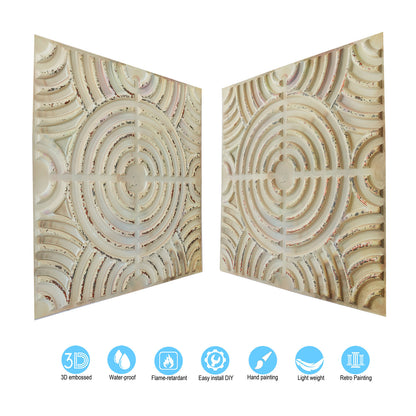 10tiles/lot Glue up 2x2 distress crack Ceiling Tiles for Bars, Plastic, Coffer, DIY ceiling panels PL84