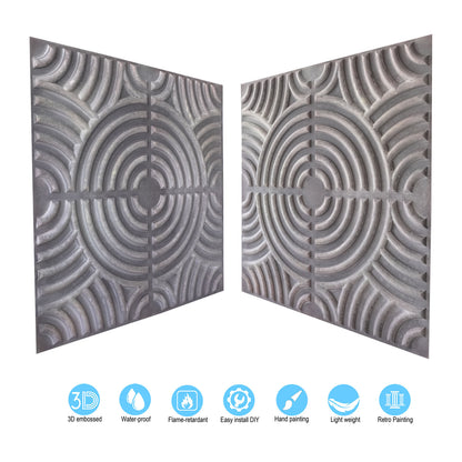 10tiles/lot Glue up 2x2 Ceiling Tiles Interior design for Bars, Plastic, Coffer, DIY ceiling panels PL84