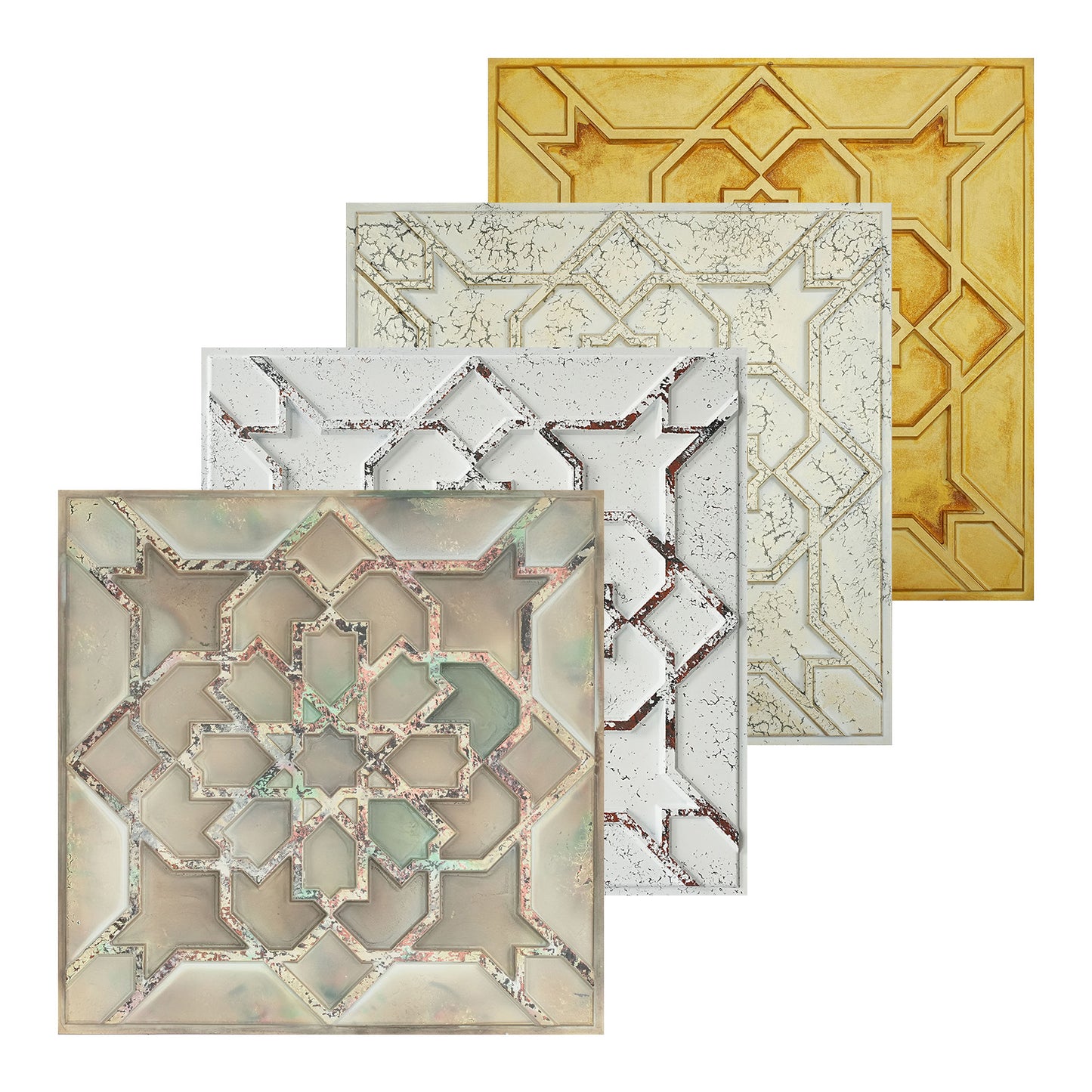 10tiles/lot Drop-In Tin Ceiling Tiles for Restaurants, Bars, Nightclub, Barbers,beauty salon ceiling panelsPL85