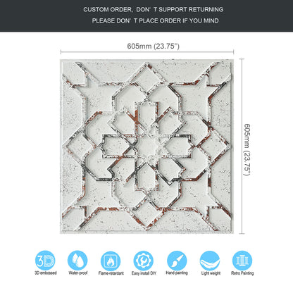 10tiles/lot Drop-In Tin Ceiling Tiles for Restaurants, Bars, Nightclub, Barbers,beauty salon ceiling panelsPL85