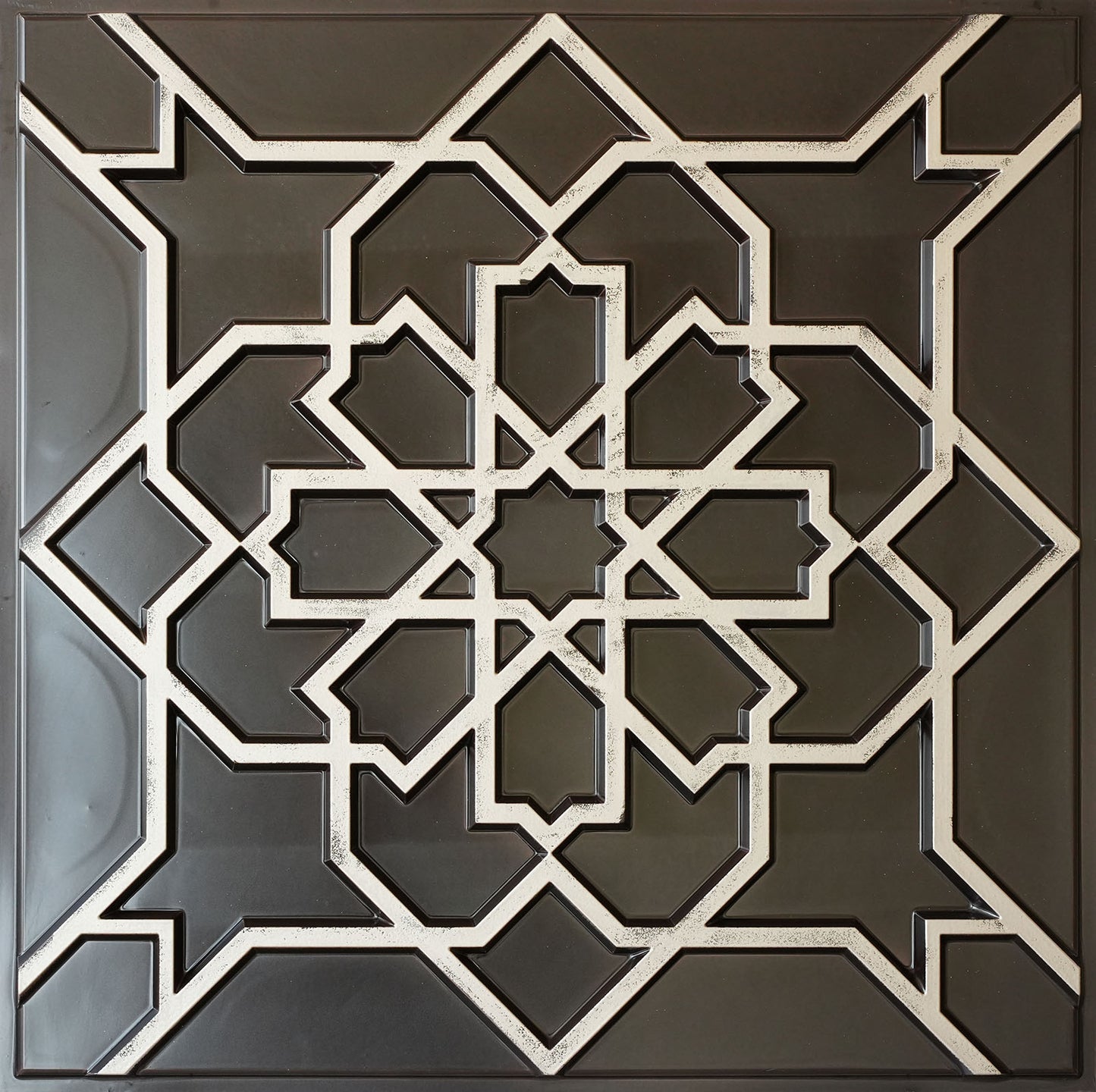 10tiles/lot Drop-In faux Tin Ceiling Tiles copper color for Bars, Nightclub, Barbers,beauty salon ceiling panelsPL85