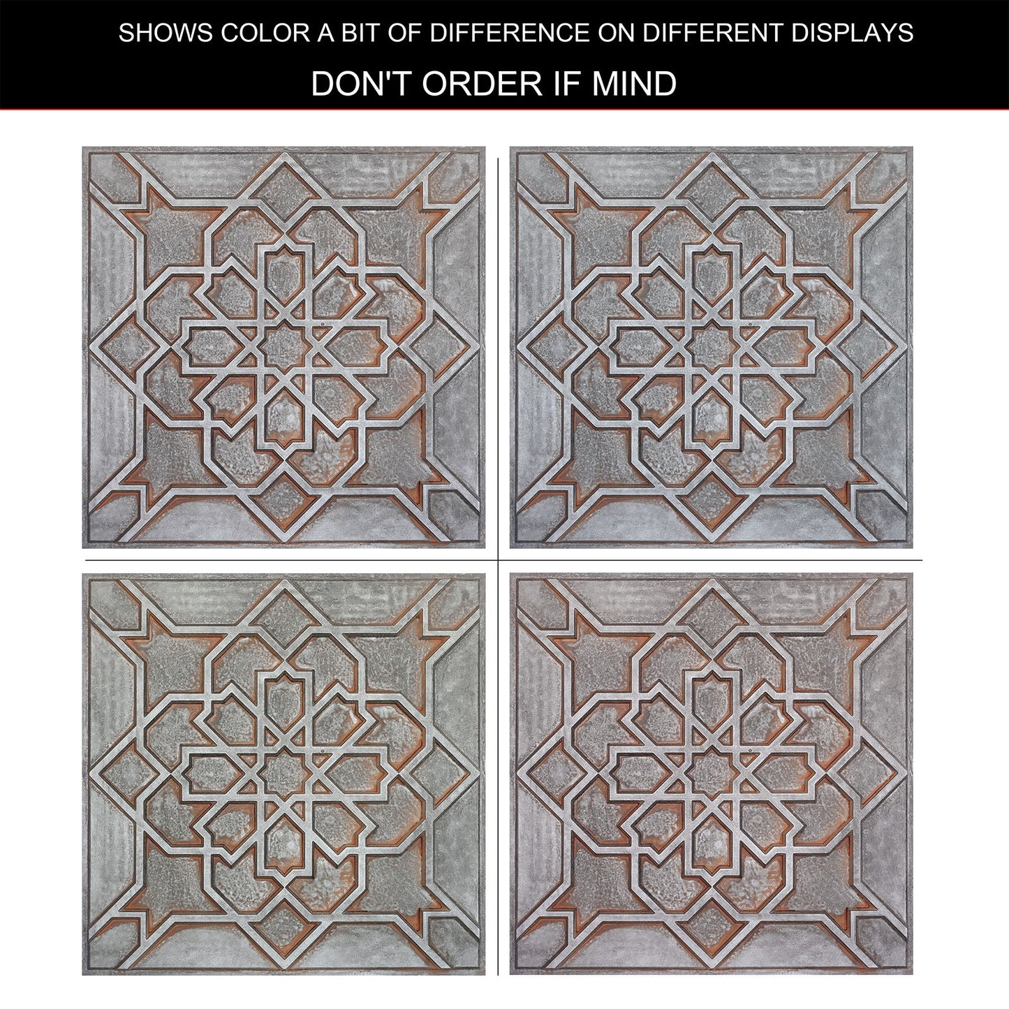 10tiles/lot suspended faux tin Ceiling Tiles for Bars, Nightclub, Barbers,beauty salon homeimporve ceiling panelsPL85