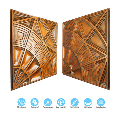 10tiles/lot 3D Decorative Ceiling Tiles for Trendy Restaurants, Bars and Creative Cafés PL86