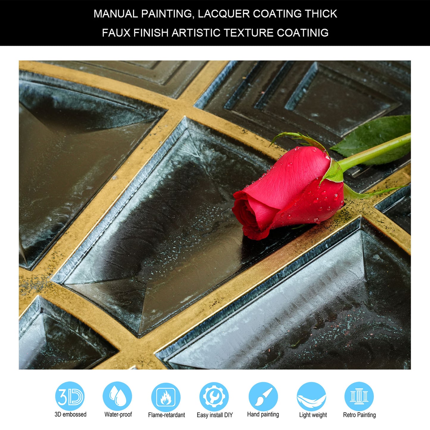 10tiles/lot Retro-Style Tin Ceiling Tiles for Unique Restaurants, Bars and Boutique Stores PL86