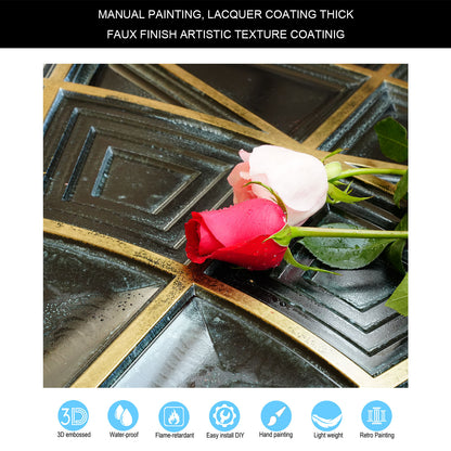 10tiles/lot Retro-Style Tin Ceiling Tiles for Unique Restaurants, Bars and Boutique Stores PL86