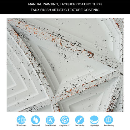 10tiles/lot Vintage Antique Ceiling Tiles for Heritage Hotels, Inns and Classic Restaurants PL86