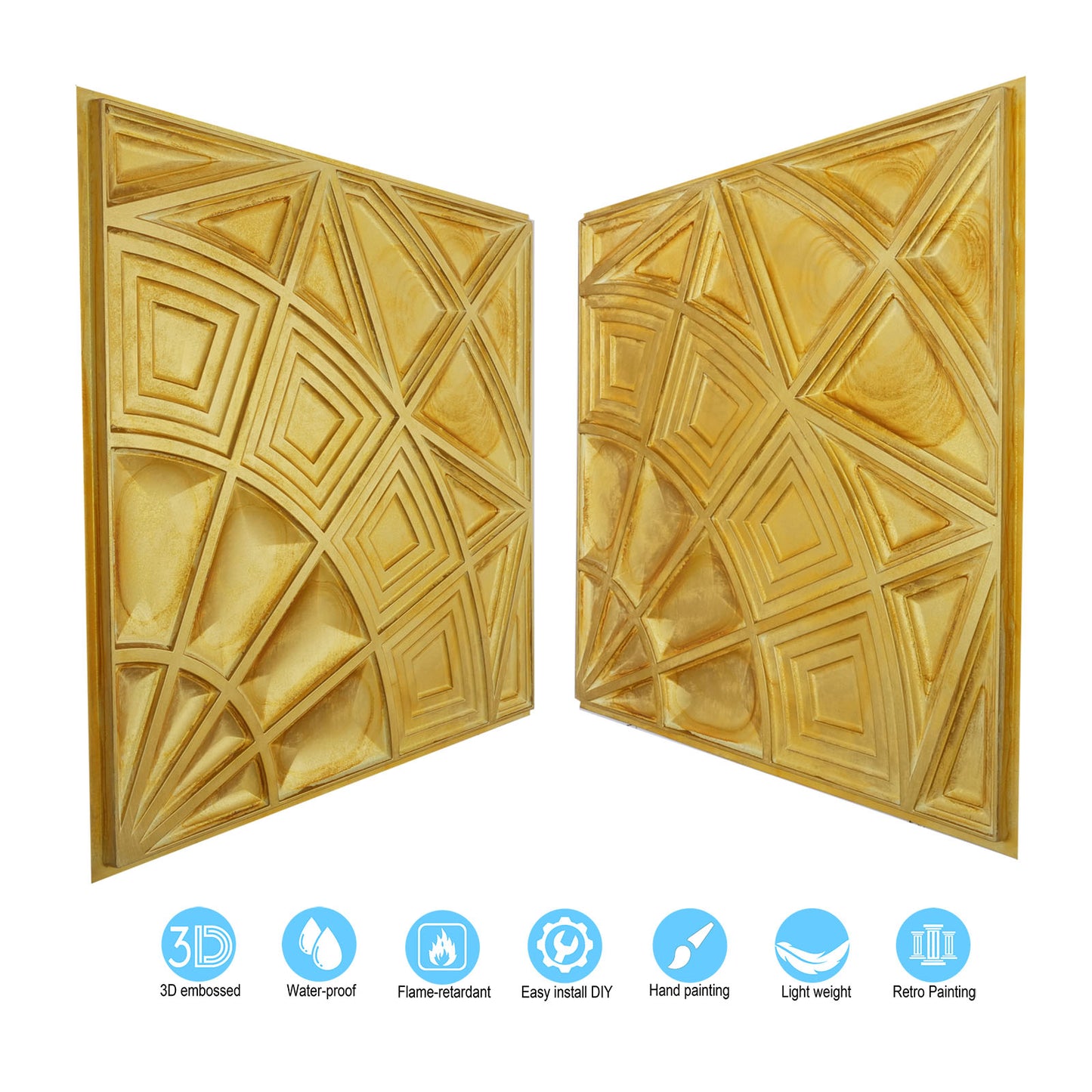 10tiles/lot 3D Decorative Ceiling Tiles for Trendy Restaurants, Bars and Creative Cafés PL86