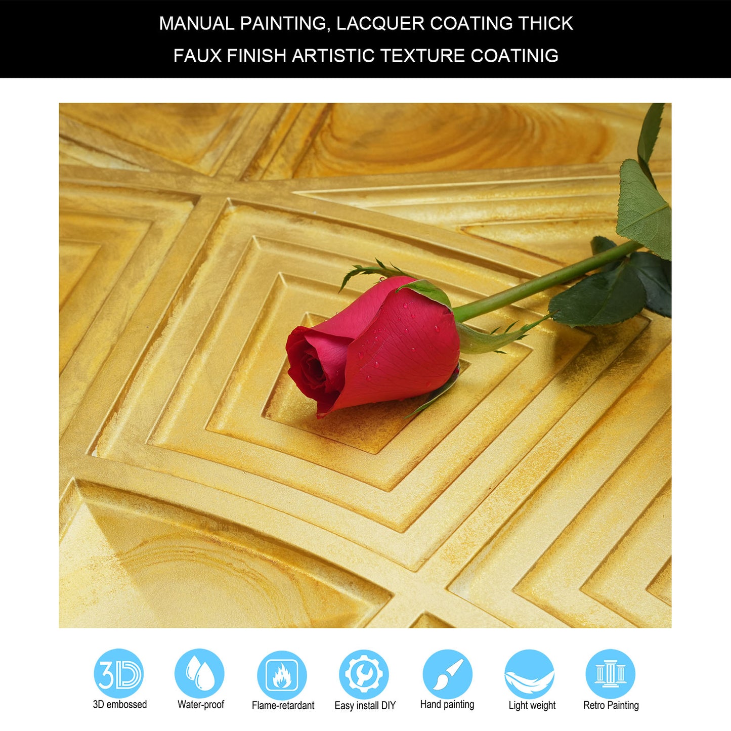 10tiles/lot 3D Decorative Ceiling Tiles for Trendy Restaurants, Bars and Creative Cafés PL86