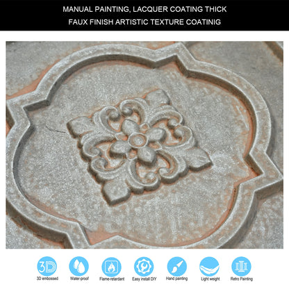 10tiles/lot Distressed Ceiling Tiles for Craft Studios, Retro Cafés and Industrial Design Rooms PL87