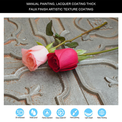 10tiles/lot Distressed Ceiling Tiles for Craft Studios, Retro Cafés and Industrial Design Rooms PL87