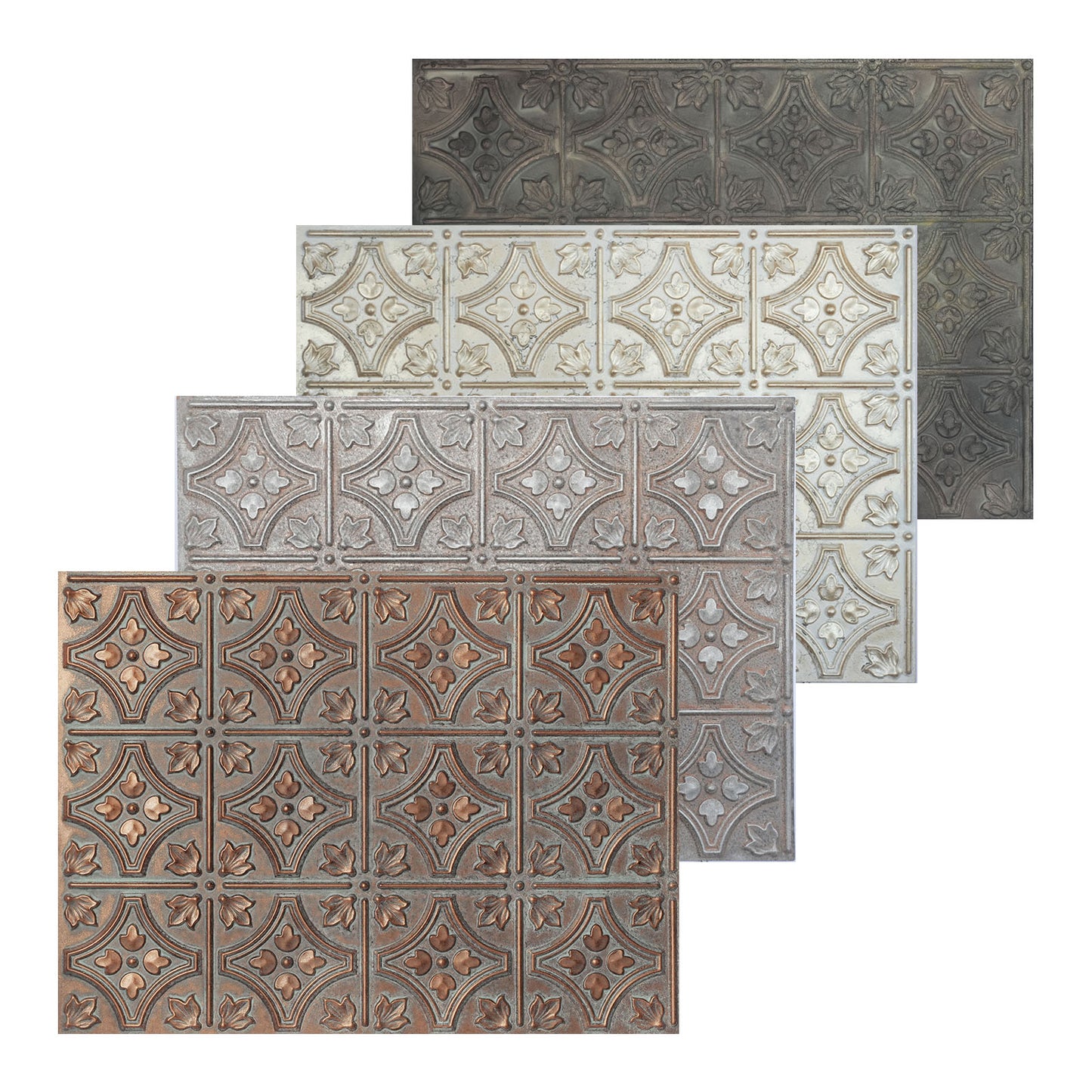 10tiles/lot Tin Ceiling Tiles for Book Cafés, Literary Stores and Creative Cultural Spaces PLB10
