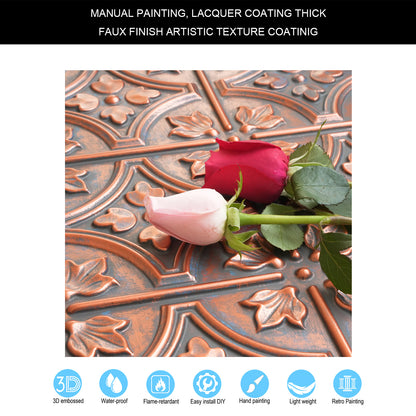 10tiles/lot Aged Decorative Ceiling Panels for Rustic Inns, Guesthouses and Boutique Hotels PLB10