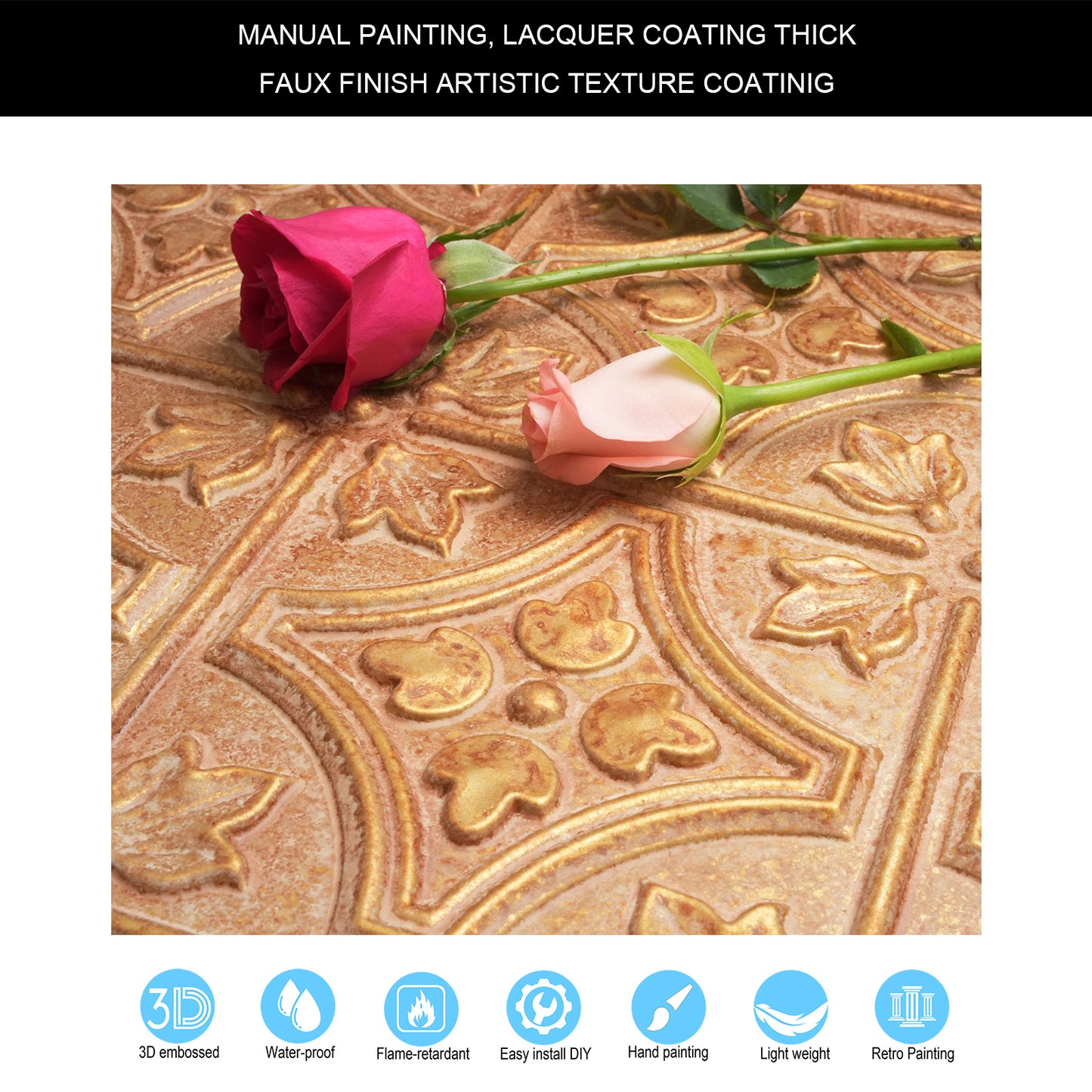 10tiles/lot Aged Decorative Ceiling Panels for Rustic Inns, Guesthouses and Boutique Hotels PLB10