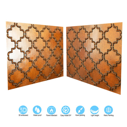 10tiles/lot Aged Decorative Ceiling Panels for Rustic Inns, Guesthouses and Boutique Hotels PLB28