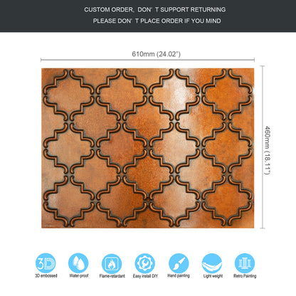 10tiles/lot Aged Decorative Ceiling Panels for Rustic Inns, Guesthouses and Boutique Hotels PLB28