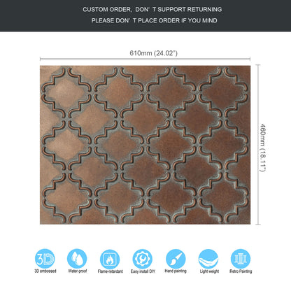 10tiles/lot Aged Decorative Ceiling Panels for Rustic Inns, Guesthouses and Boutique Hotels PLB28