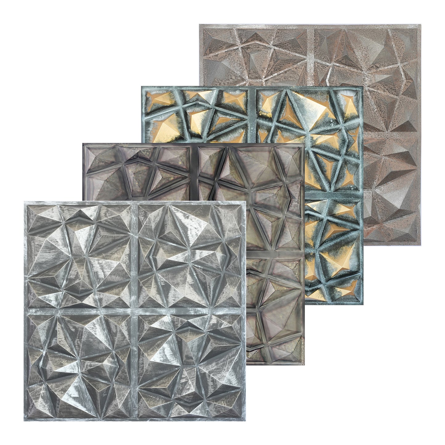 10tiles/lot Artistic Ceiling Tiles for Book Cafés, Literary Shops and Cultural Retail Spaces PLM101