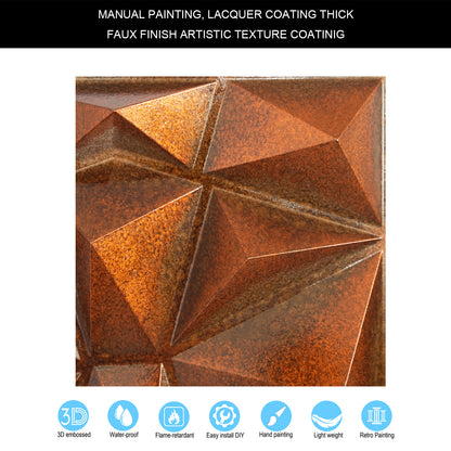 10tiles/lot Decorative PVC Panels for Kitchens, Offices, Living Rooms and Light-Luxury Spaces PLM101