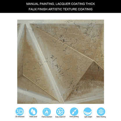 10tiles/lot Vintage Ceiling Tiles for Wine Cellars, Old-World Restaurants and Artistic Rooms PLM101