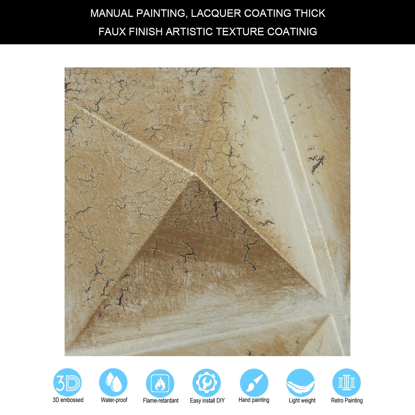 10tiles/lot Vintage Ceiling Tiles for Wine Cellars, Old-World Restaurants and Artistic Rooms PLM101