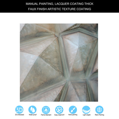 10tiles/lot Vintage Ceiling Tiles for Wine Cellars, Old-World Restaurants and Artistic Rooms PLM101