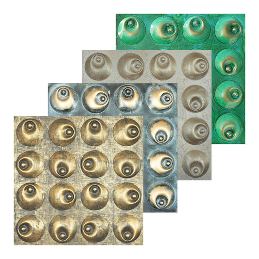 10tiles/lot DIY Faux Metal Ceiling Tile Panels for Café Bars, Studios and Artistic Interiors PLM102