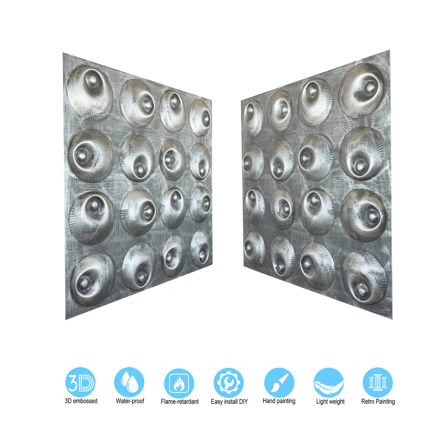 10tiles/lot Artistic Ceiling Tiles for Book Cafés, Literary Shops and Cultural Retail Spaces PLM102