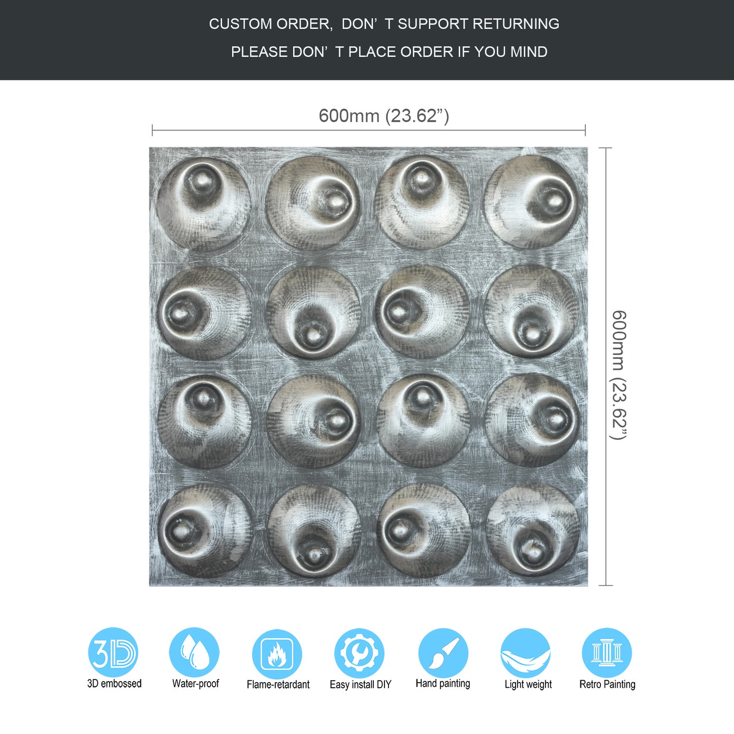 10tiles/lot Artistic Ceiling Tiles for Book Cafés, Literary Shops and Cultural Retail Spaces PLM102