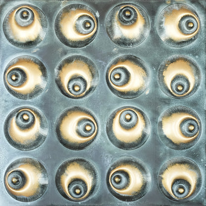 10tiles/lot DIY Faux Metal Ceiling Tile Panels for Café Bars, Studios and Artistic Interiors PLM102