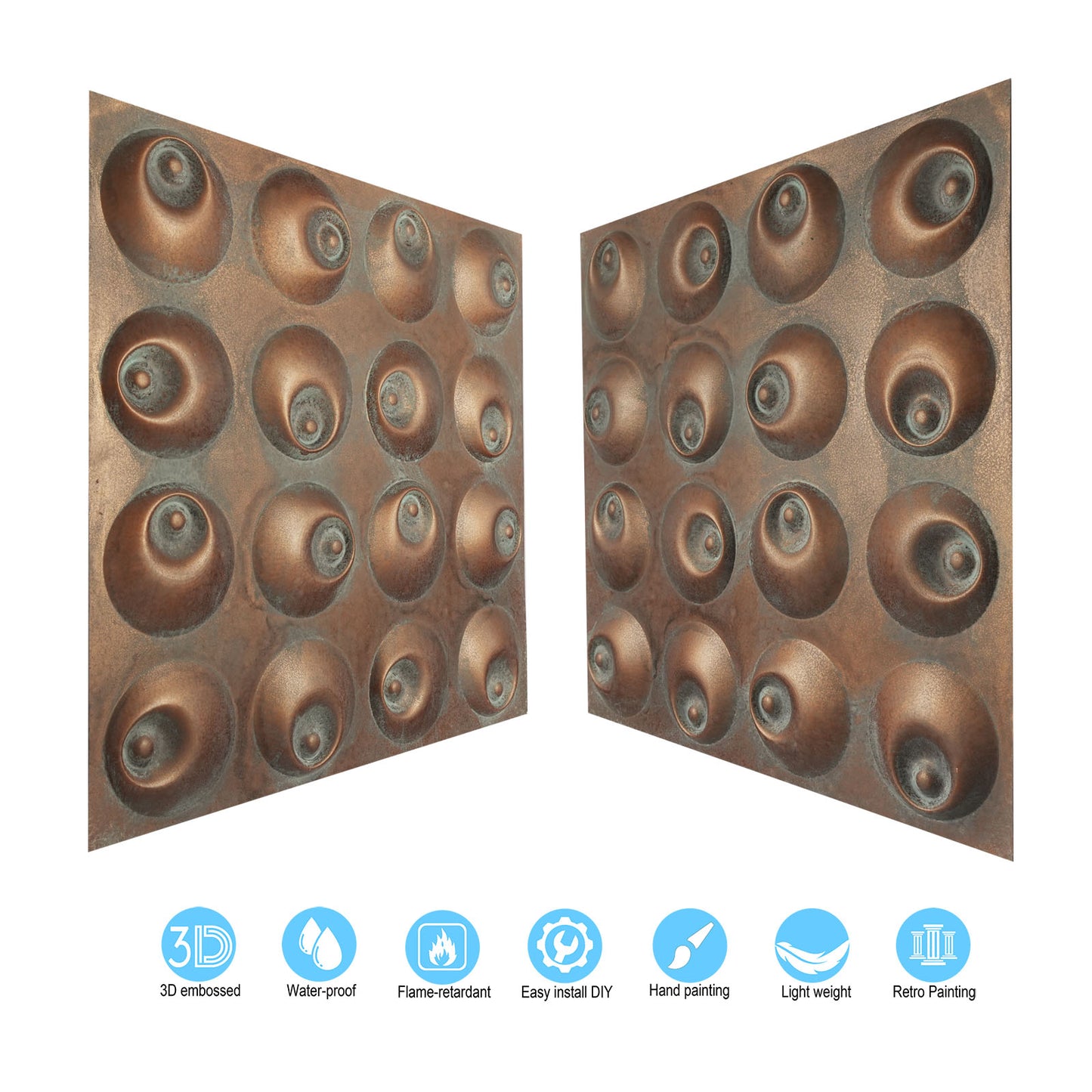 10tiles/lot Artistic Ceiling Tiles for Book Cafés, Literary Shops and Cultural Retail Spaces PLM102