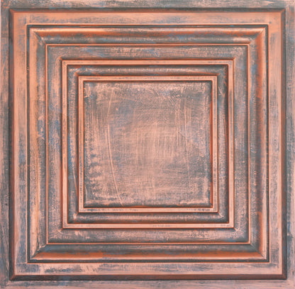 10Pcs Vintage Ceiling Tiles for Wine Cellars, Old-World Restaurants and Artistic Rooms PL05