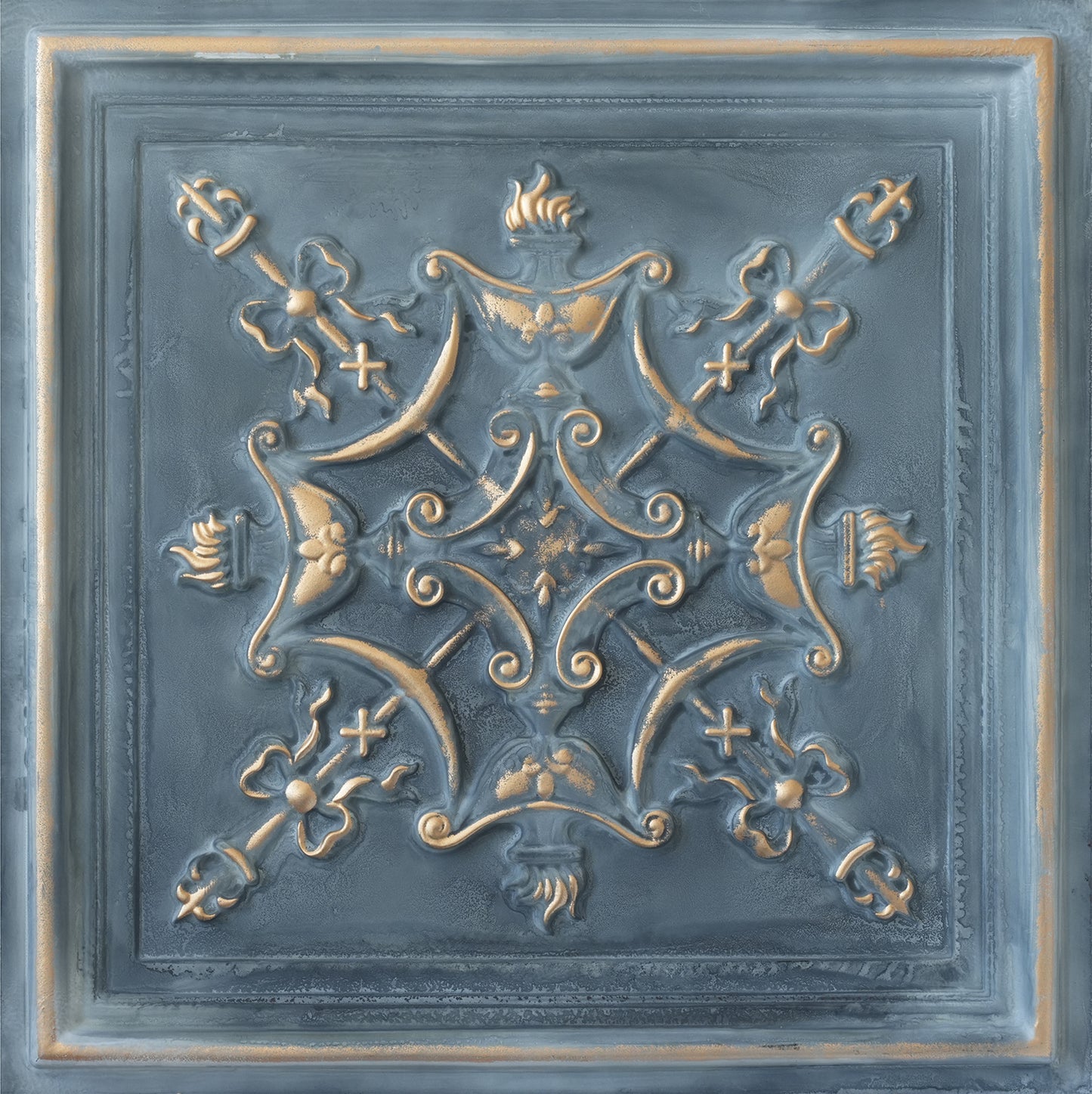 10Pcs Antique Ceiling Tiles for Premium Hotels, Mansions, Villas and Classic Dining Rooms PL07