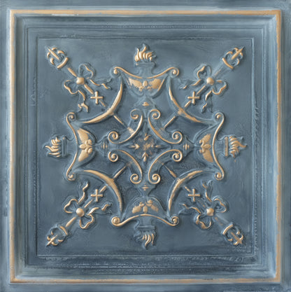 10Pcs Antique Ceiling Tiles for Premium Hotels, Mansions, Villas and Classic Dining Rooms PL07