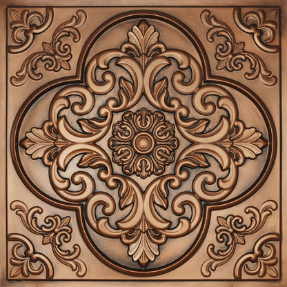 PL88 Aged Copper decorative faux tin ceiling tile