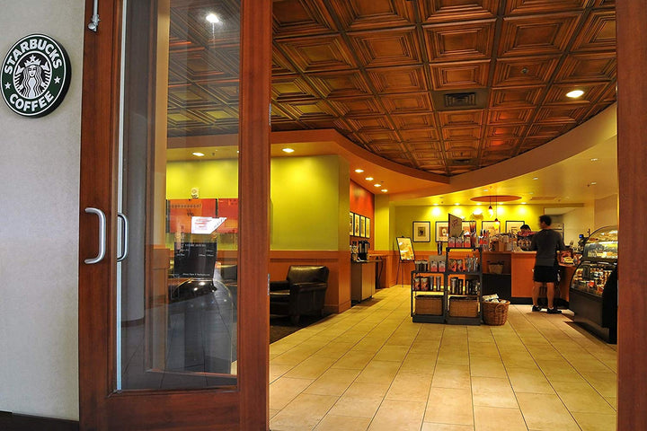 starbucks coffee ceiling tiles